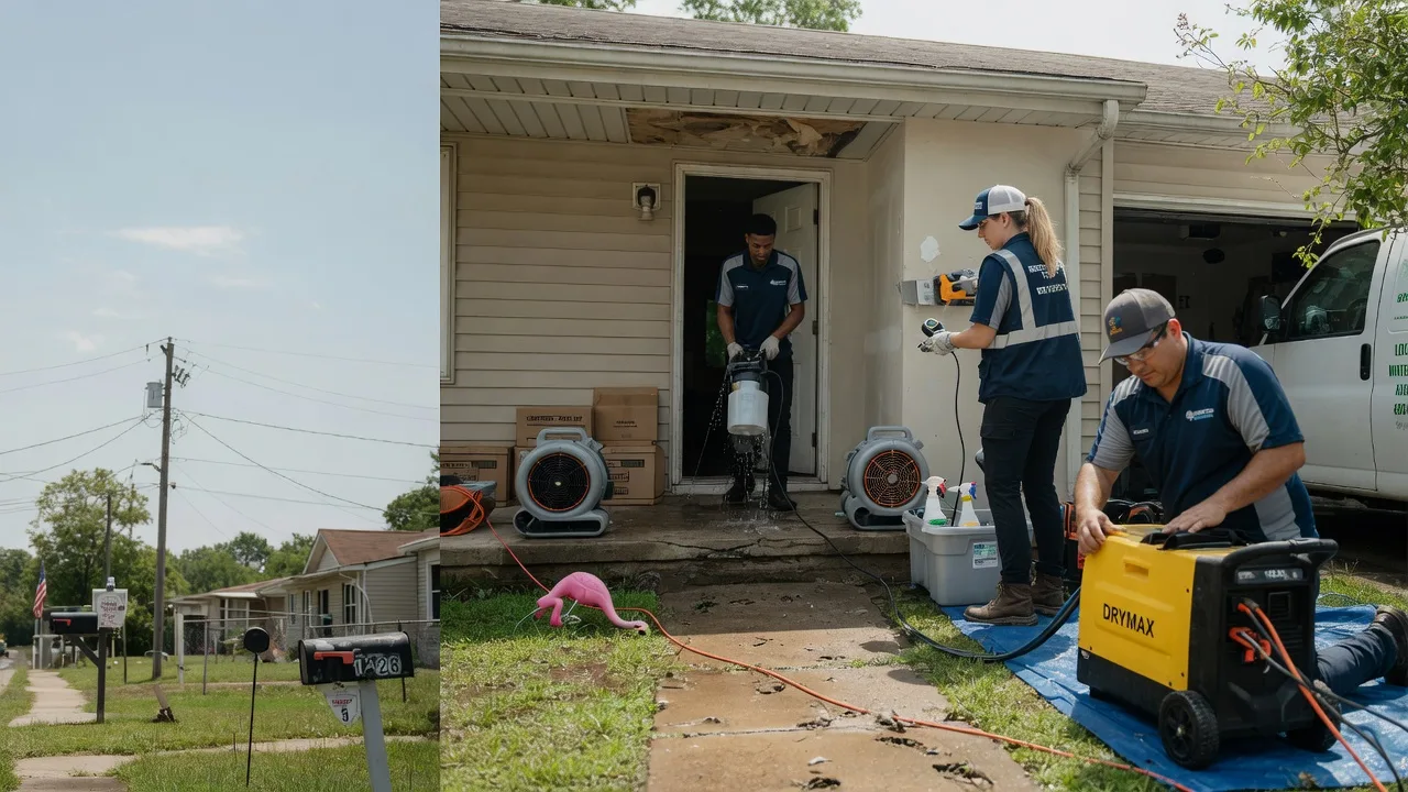 Storm Damage Water Removal in South Hutchinson, KS near me